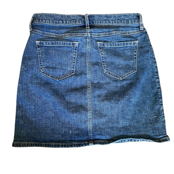 Abercrombie Kids Cotton Denim Button-Front Skirt - Picture 2 of 6